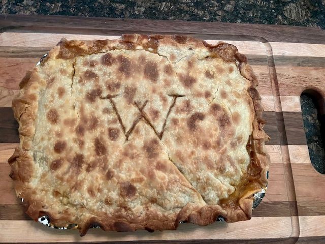 A freshly baked dish