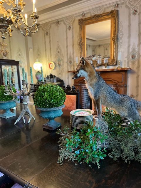 Antique furniture in a sitting room