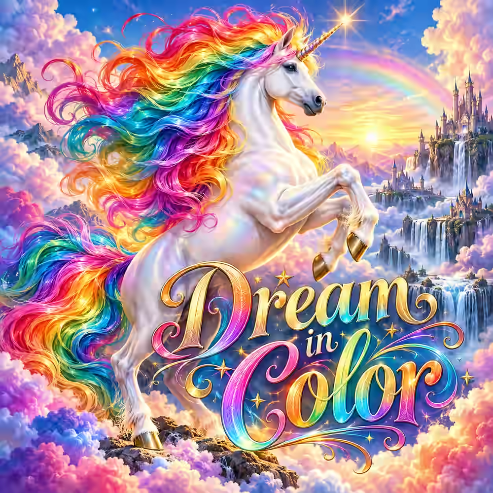 Rainbow Unicorn Dreamer
