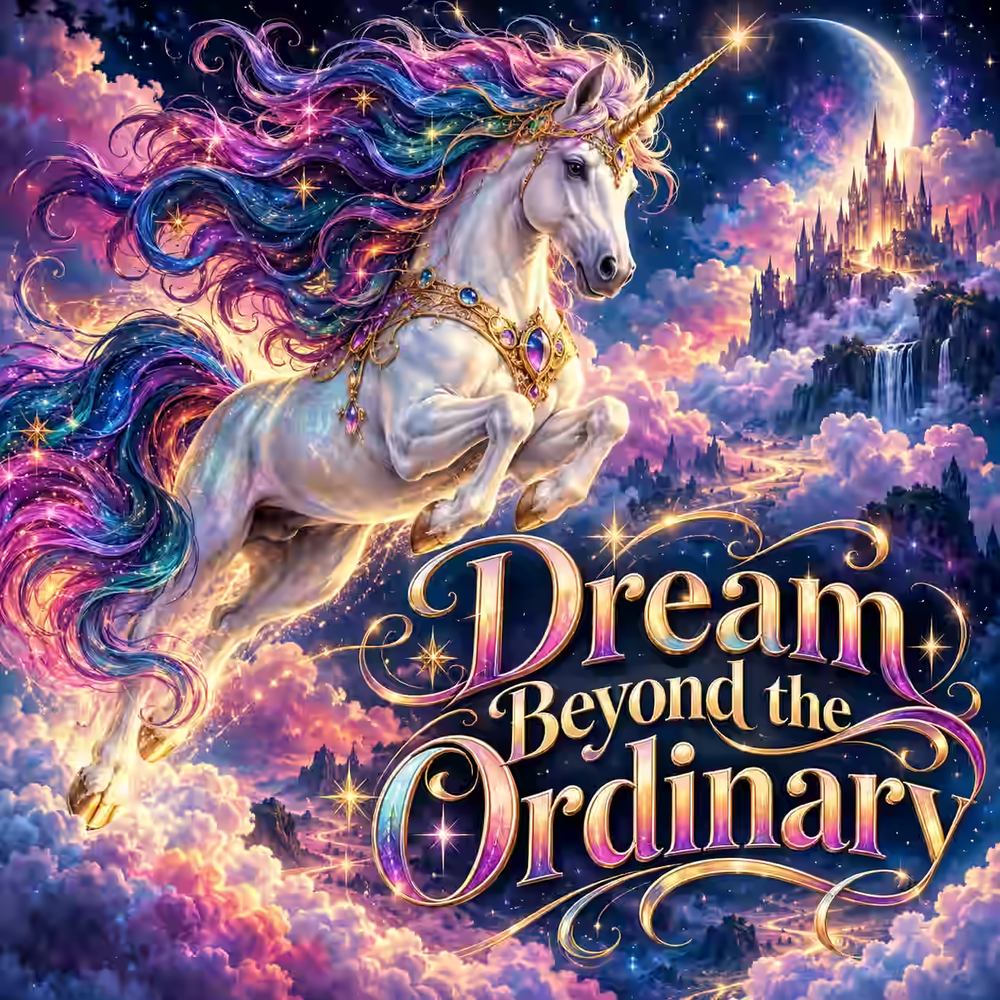 Dream Big: Unicorn Among Stars