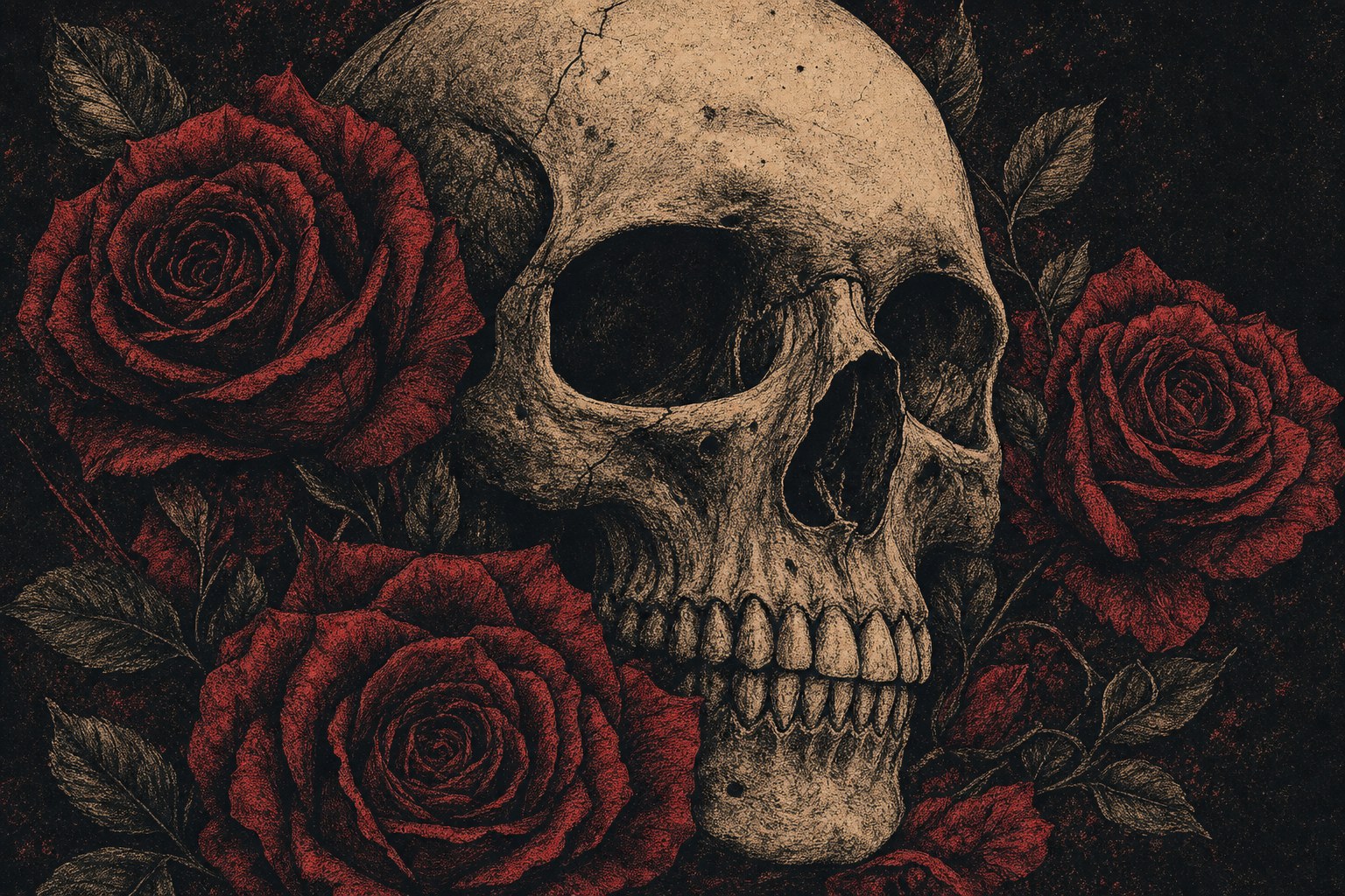 Skulls & dark art inspired StrykeMedia artwork