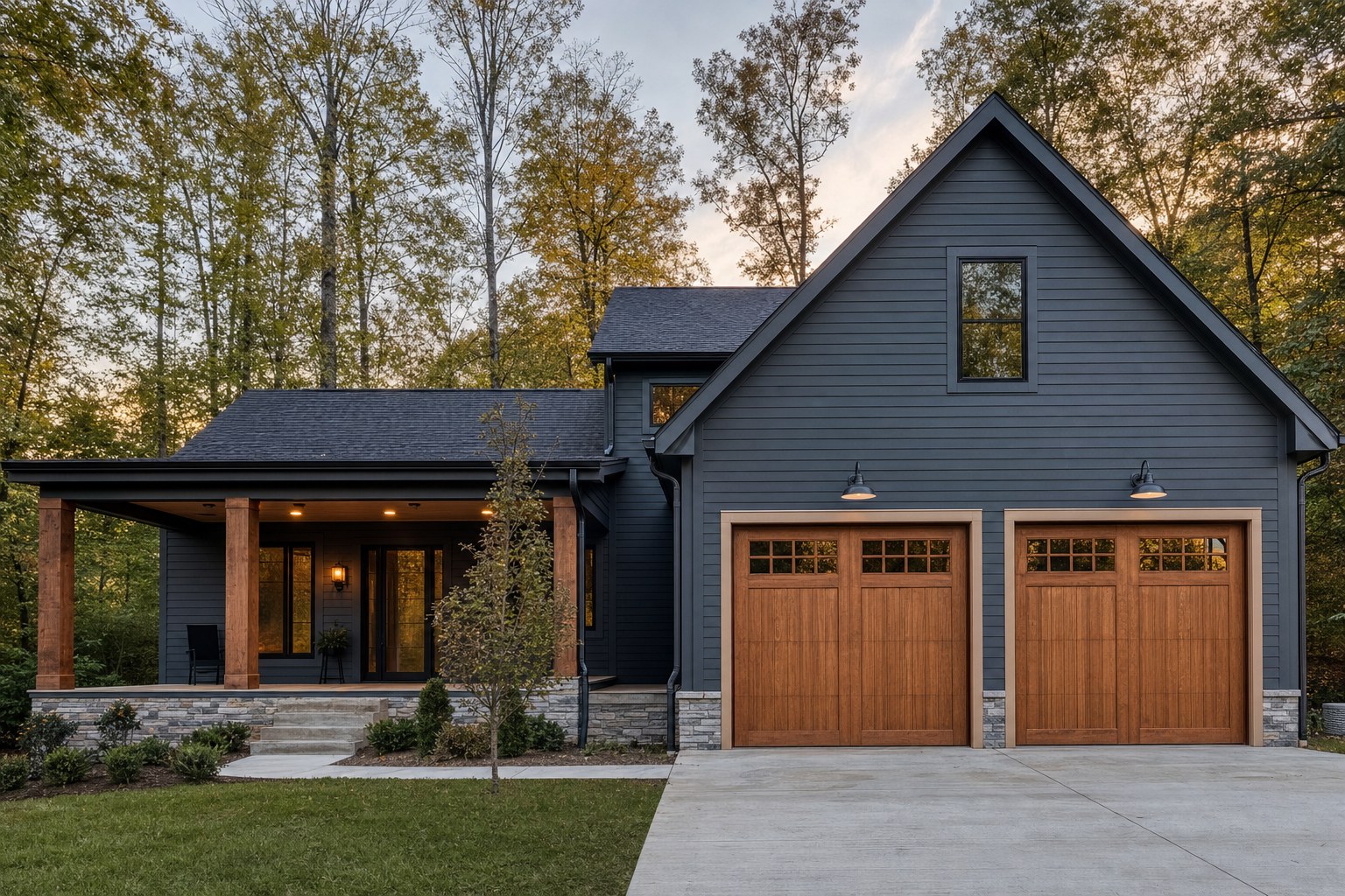 Finished residential remodeling work