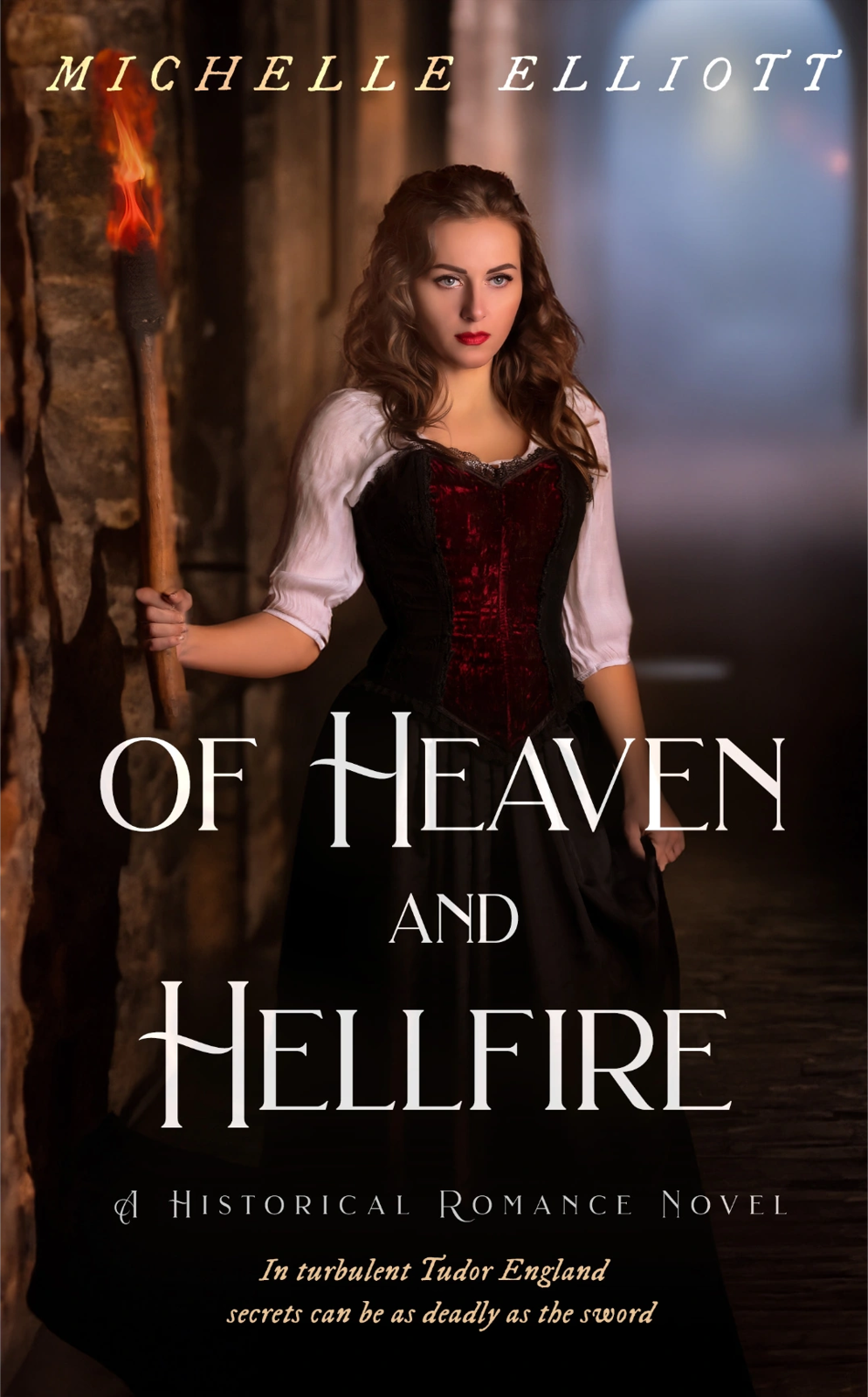 Of Heaven and Hellfire by Michelle Elliott, original cover artwork