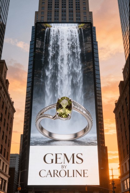 Peridot and Sterling Silver Ring