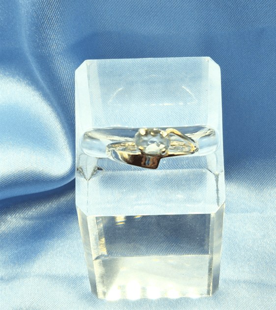 Blue Topaz and Sterling Silver Ring