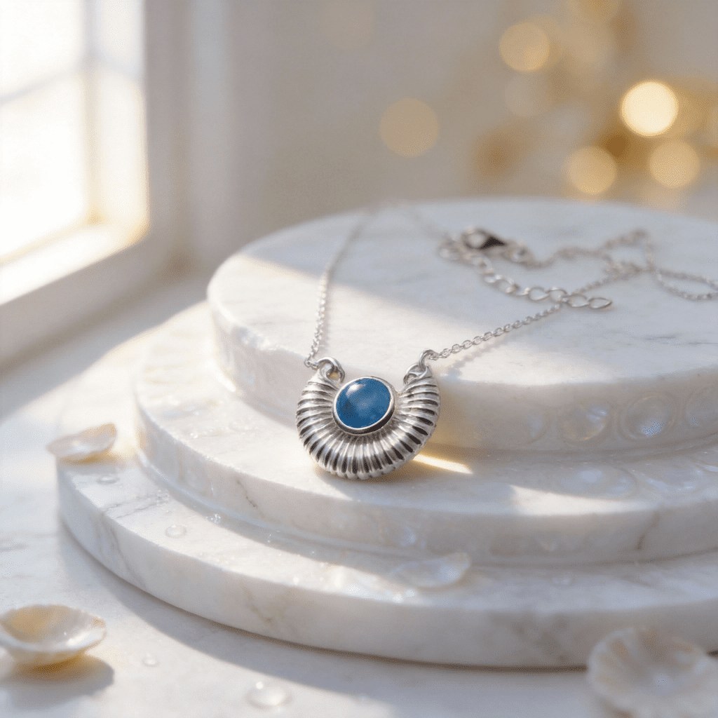 Turquoise and Sterling Pendant/Necklace