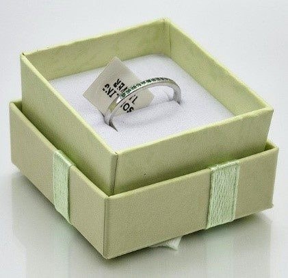 Emerald Minimalist Ring