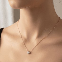 Aquamarine charm pendant