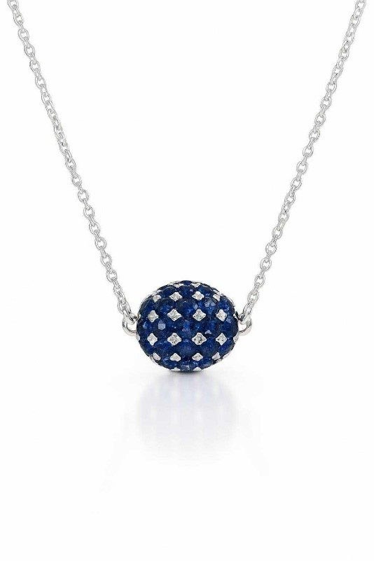 Sapphire Ball Pendant