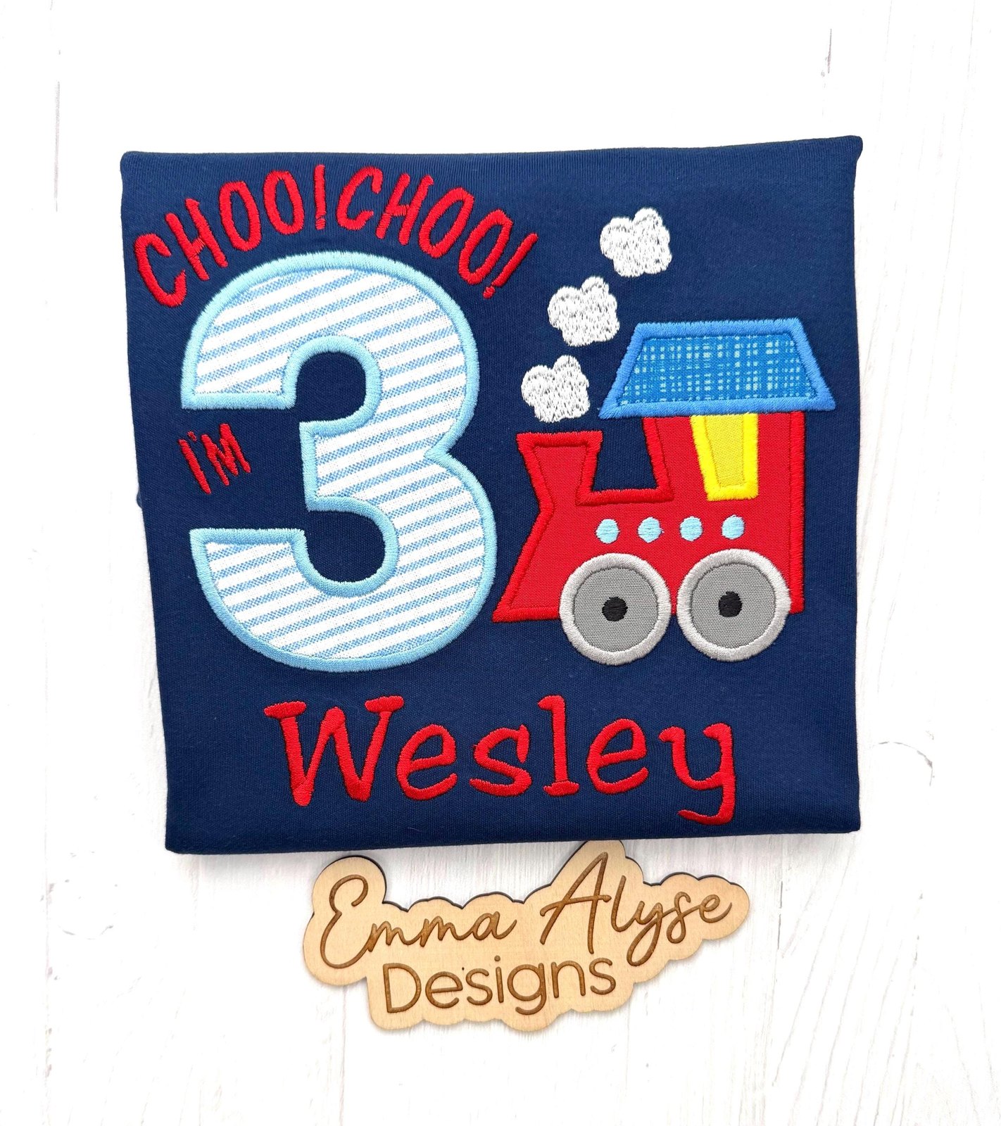 Train Birthday Shirt, Personalized Custom Kids T-Shirt, Gift , Any Age