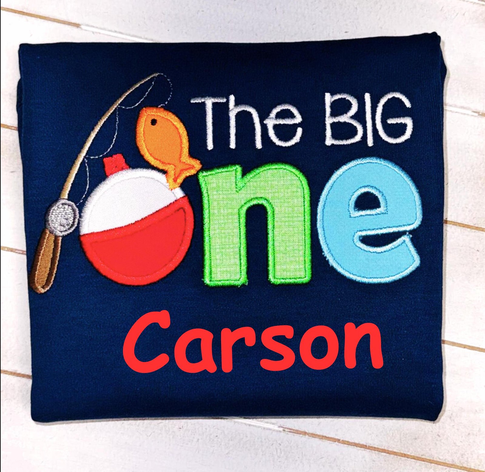 The Big ONE Birthday Shirt: 1st Birthday Tee, Embroidered Boys Outfit