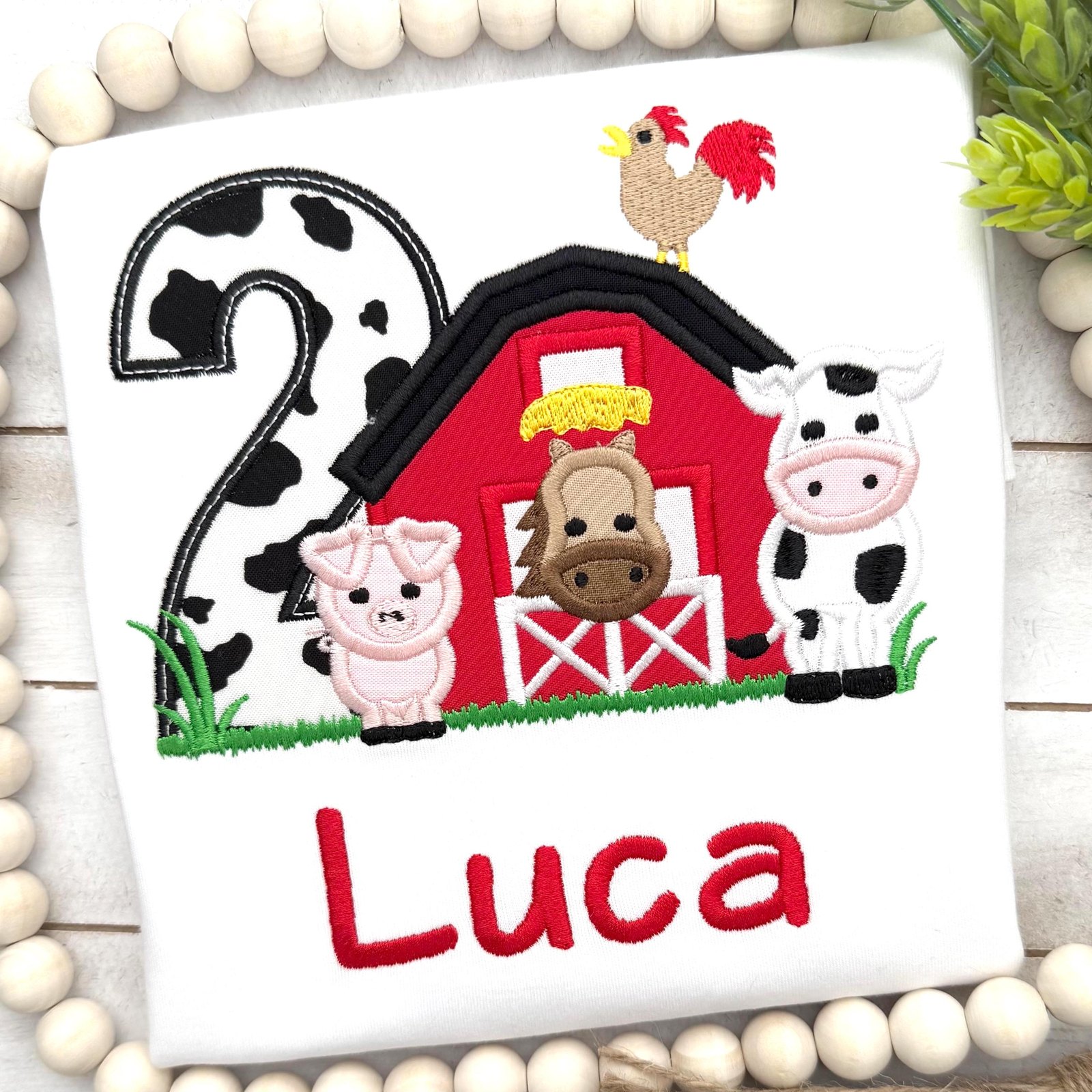 Farm Birthday Shirt, Custom Kids Shirt, Personalized Any Age