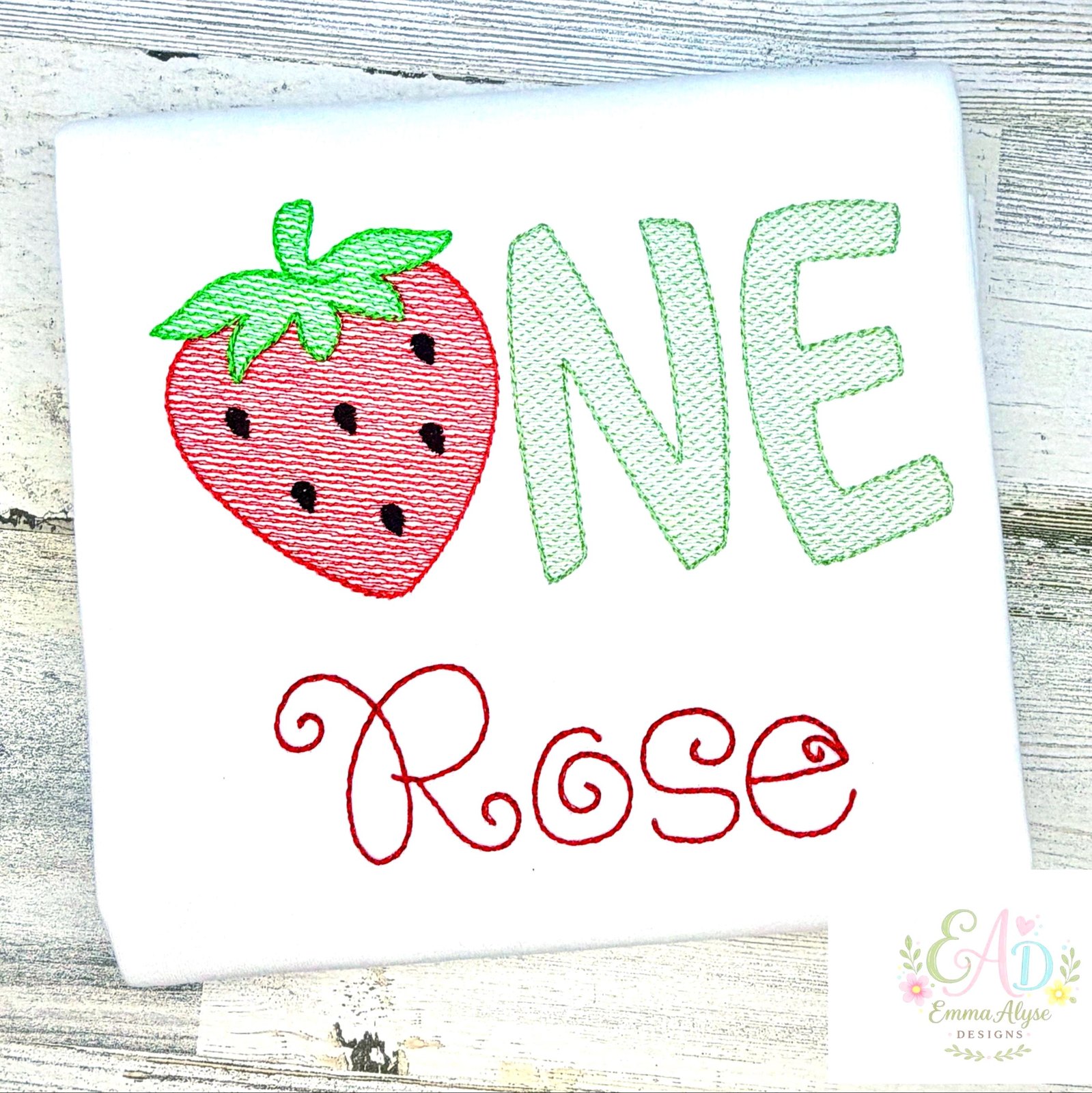 Strawberry 1st Birthday Shirt or Romper, Personalized Berry First Birthday Girl Outfit