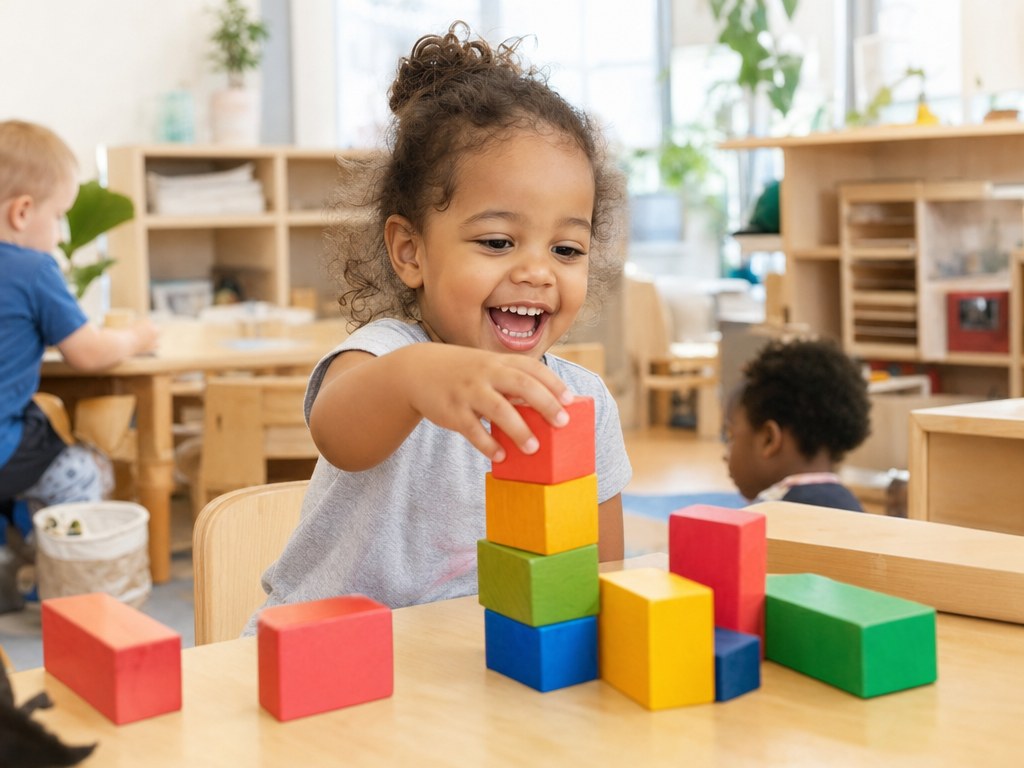 Toddler Care learning activity illustration