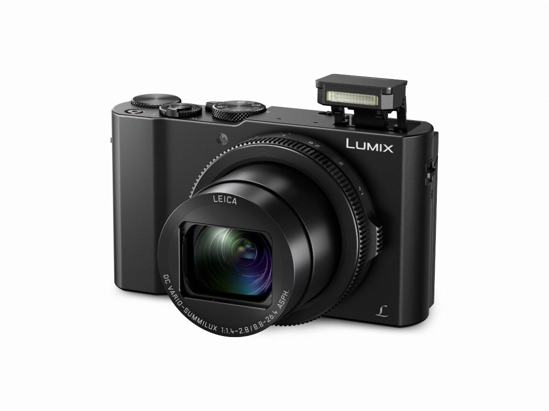 The Lumix LX10 with a F1.4-2.8 aperture (35mm camera equivalent: 24-72mm) lens. 