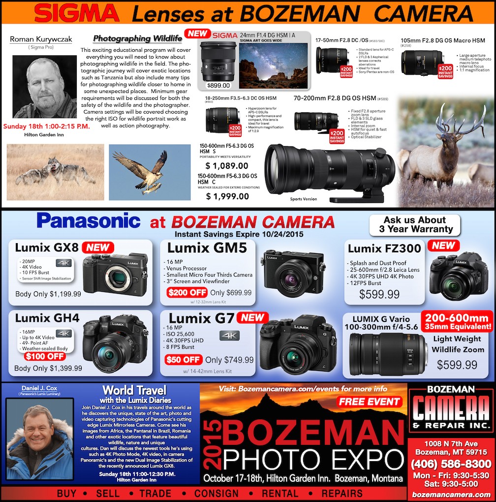 Bozeman Photo Expo Ad