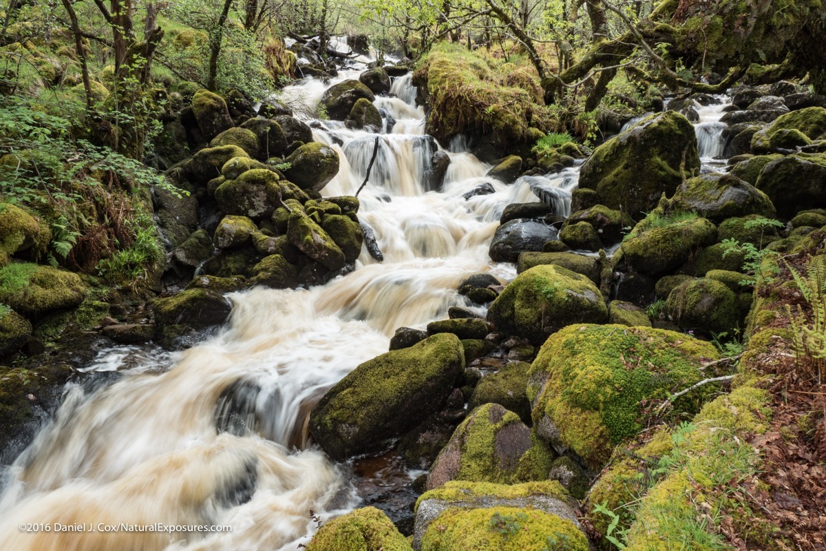 A an extremely full stream on the Isle of Mull topped off by the heavy rains we had for a couple of days. Lumix GX8 ISO 100