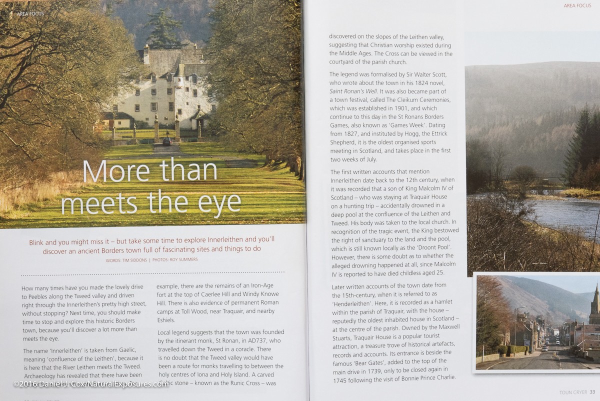 Town Cryer magazine from Scotland.