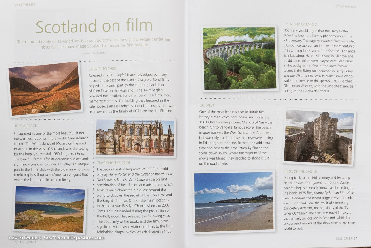 Town Cryer magazine story with credit for the writer but to the photographer or possibly photographers. 