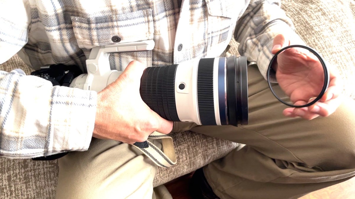 Protective filter for the Olympus 150-400mm zoom is imperative. 