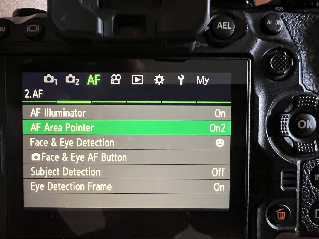 OM-1 Custom Settings