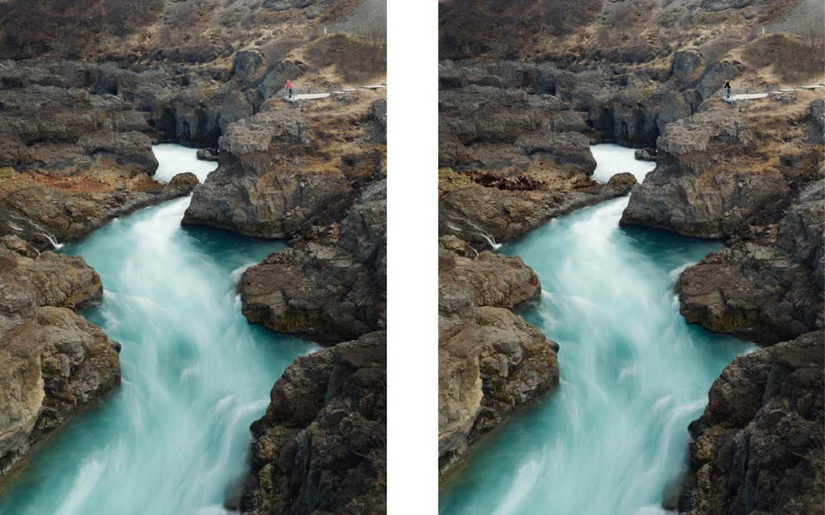 Add scale to your pictures by including a person in the frame. 