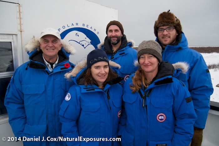 Dr. Don Moore, Dr. Megan Owen, Dr. Cecilia Bitz, Dr. Andrew Derocher and BJ Kirschhoffer.