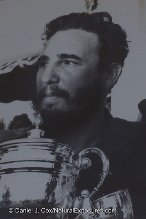 A photo of Fidel Castro I shot in a local restaurant. Cojimar, Cuba