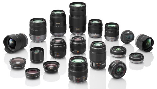 The Lumix Vario collection of lenses.