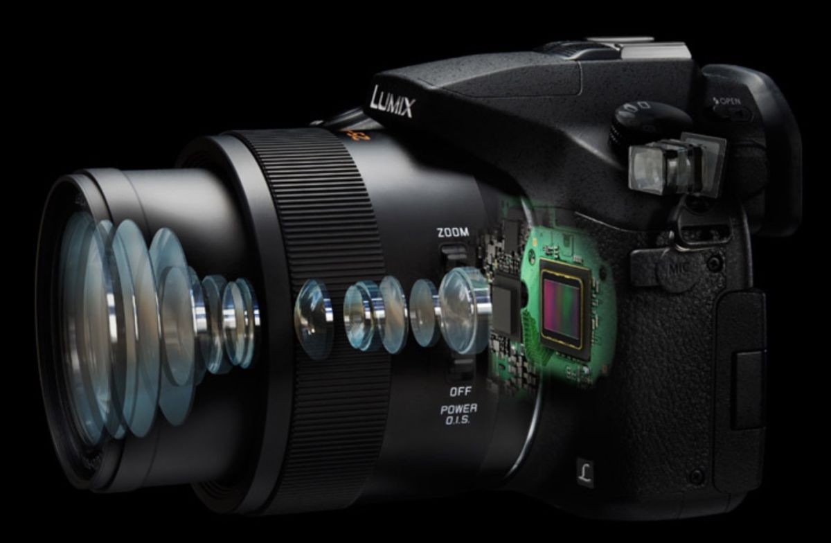 The Lumix FZ1000 all in one compact also known as a Bridge Camera. It features a 1inch sensor and a Leica designed lens that ranges from 25-400mm F/1.7-2.8 lens.