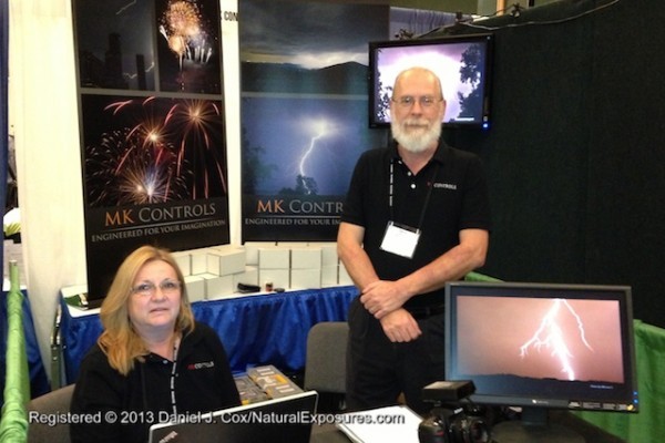 Dave Koerner at the MK Controls booth. NANPA conference.
