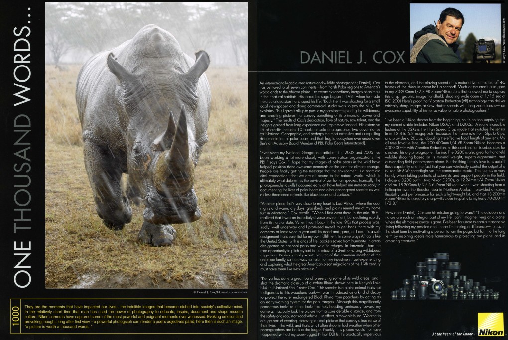 Daniel J. Cox and Nikon’s One Thousand Words Campaign