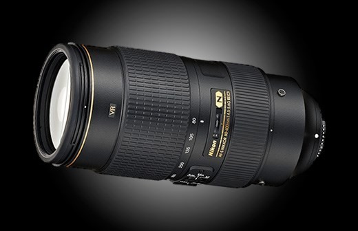 The new, second generation Nikkor 80-400mm zoom lens. Should be great for wildlife and sports.