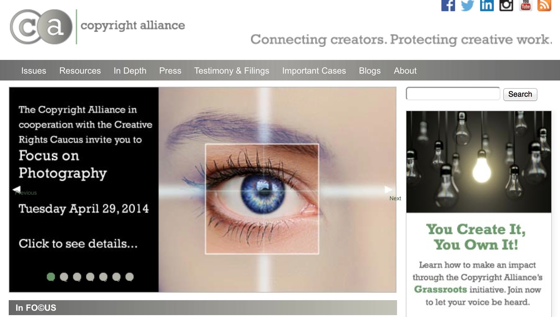 Calling All Photographers & Artists-Help Copyright Alliance Protect YOUR Copyright
