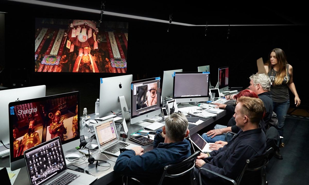 Apple command center in Los Angles.
