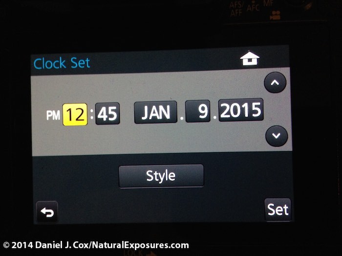 Setting up each cameras clock can make your life so much easier when it comes to editing the footage. 