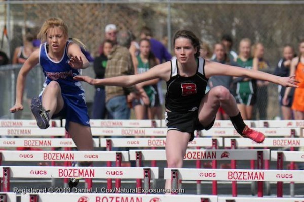 The Bozeman Hawks host a regional track and field meet in Bozeman, Montana.