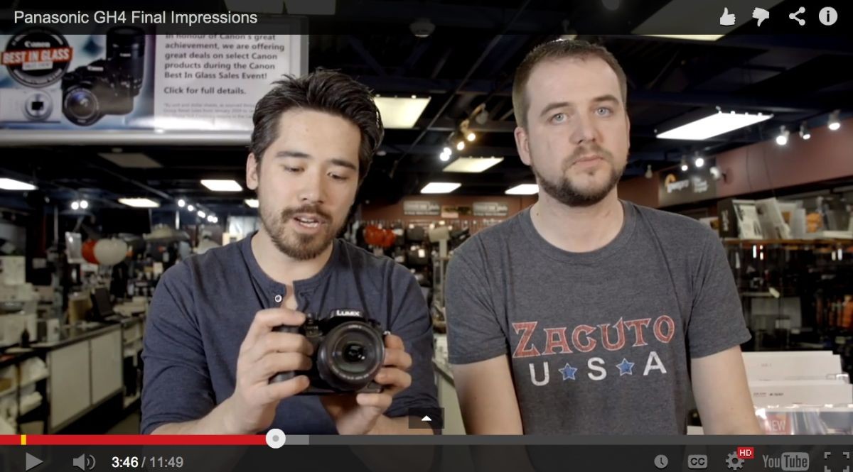 Camera Store TV gives some additional thoughts on the new Panasoinc Lumix GH4. 