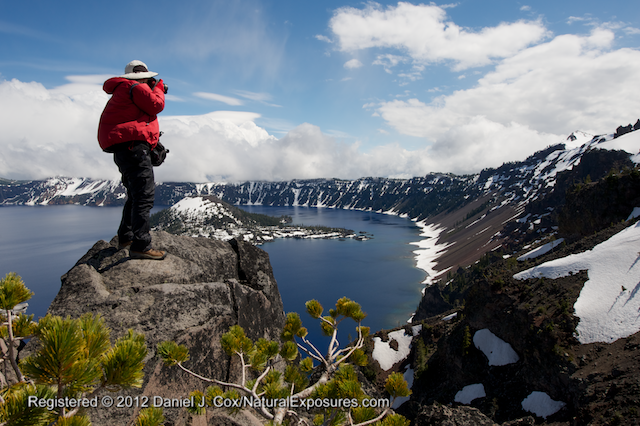 Super Mentor Reed Hoffman takes a high angle to shoot down on to magnificient Crater Lake during our recent Mentors Trek to Oregon.