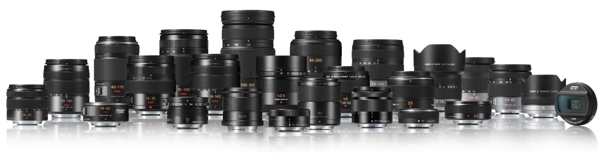 The entire line of Panasonic  Lumix lenses.