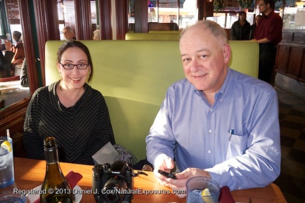 Miriam Stien and Tom Curley of Panasonic.