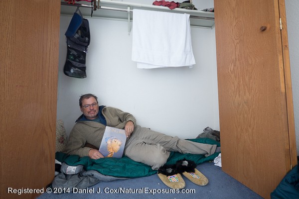 My sleeping quarters at the Owl Research Institute house in Barrow.