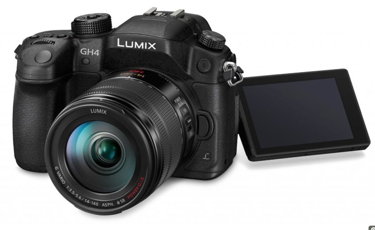 The Panasonic Lumix 4k GH4.