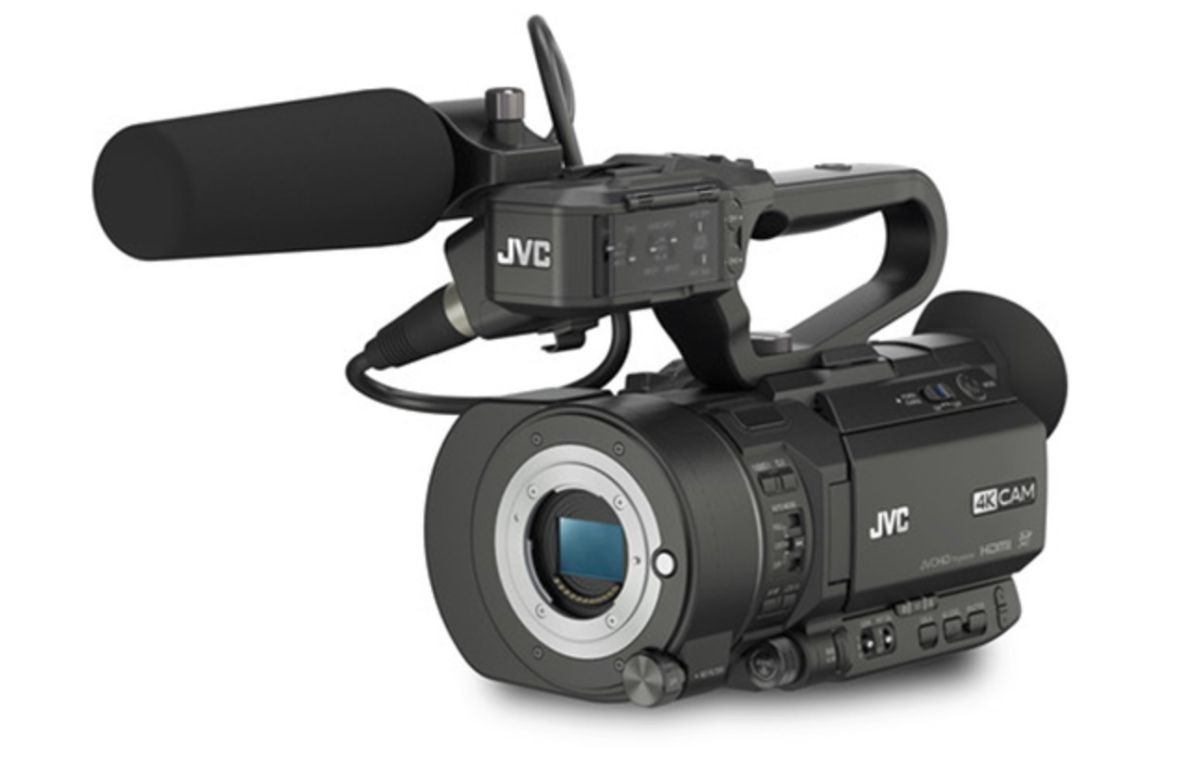A photo of the new JVC 4K video camera that takes Micro Four Thirds lenses. Thanks to 43 Rumors for this info. 