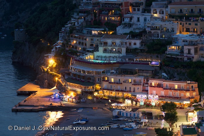 The city of Positano, Italy is probably my favorite city on the planet that I've visited. Such a wonderful scene in the blue light of dusk. Gh4 with Leica Nocticron 42.5mm F/1.2