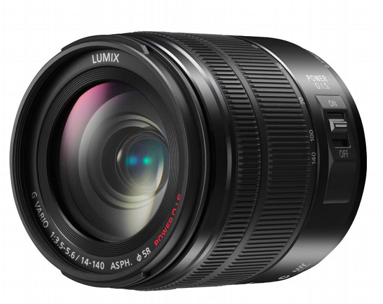 The Panasoinc Lumix 14-140mm F/3.5-5.6 zoom.