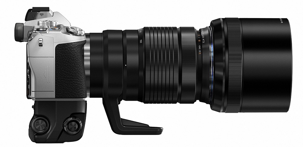 The new silver version of the  Olympus E-M1 camera with the even newer 40-150mm F/2.8 Zoom. What a gorgeous looking lens. 