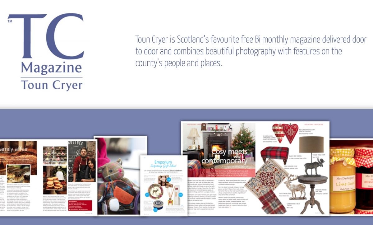 Amazingly, on the Toun Cryer's home page they state, "Toun Cryer is Scotland’s favourite free Bi monthly magazine delivered door to door and combines beautiful photography with features on the county’s people and places". Imagine a publication that sells itself on "beautiful photography" not caring enough to credit photographers in several of their stories. They don't even mention their amazing writing but they doc credit the writers.
