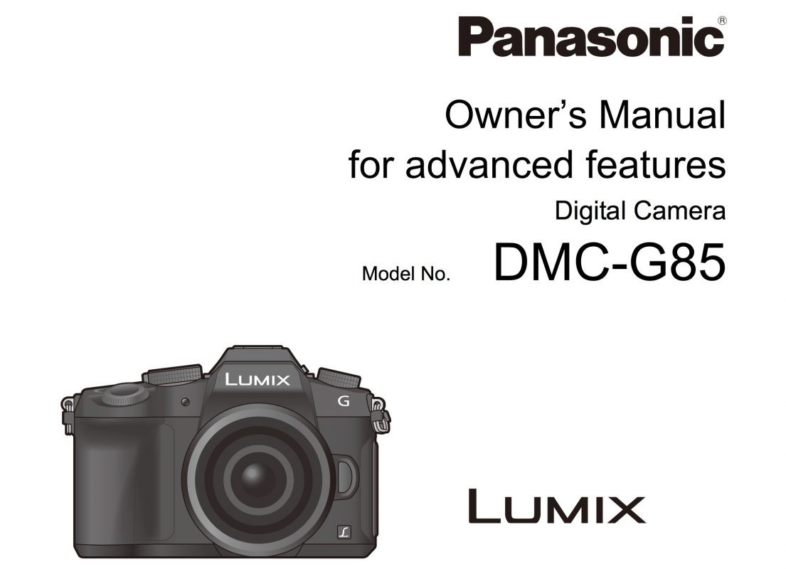 Click on the image to be taken to the download site for the Lumix G80/85 manual