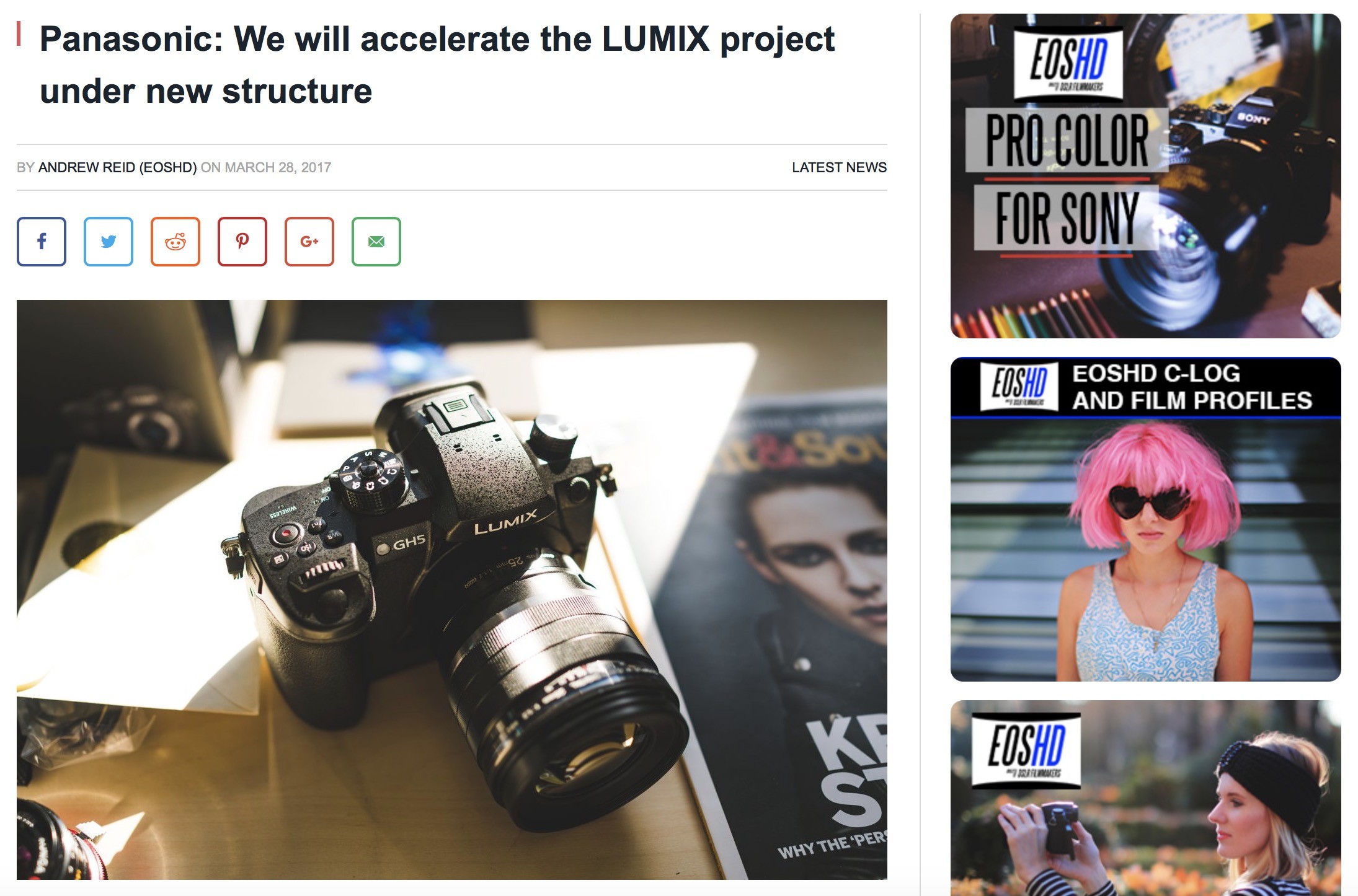 Fake News Hits Panasonic’s Lumix Brand